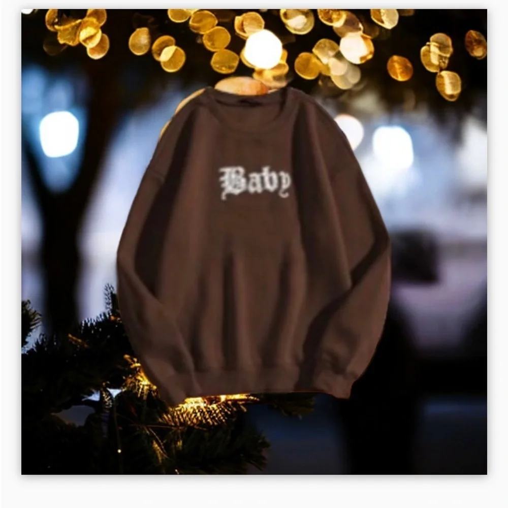 BUNDLE! 2 for 1- Sweatshirts- Dividend-Shein-Graphic -Grey-Brown-EUC-SzM-Cozy!🍂 - Picture 10 of 12